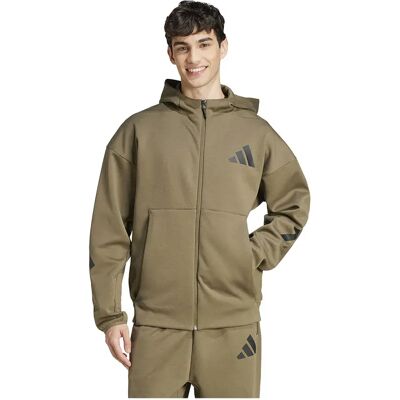 Felpa Sportiva con Cappuccio e Chiusura Completa adidas Z.N.E. - Verde Felpa Sportiva con Cappuccio e Chiusura Completa adidas Z.N.E. - Verde