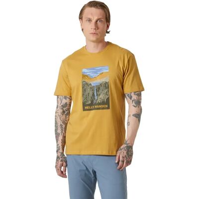 Helly Hansen Maglietta A Maniche Corte Massif Graphic Sand M Helly Hansen Maglietta A Maniche Corte Massif Graphic Sand M