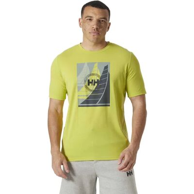 Helly Hansen Maglietta A Maniche Corte Race Sailing Cyber Lime M Helly Hansen Maglietta A Maniche Corte Race Sailing Cyber Lime M