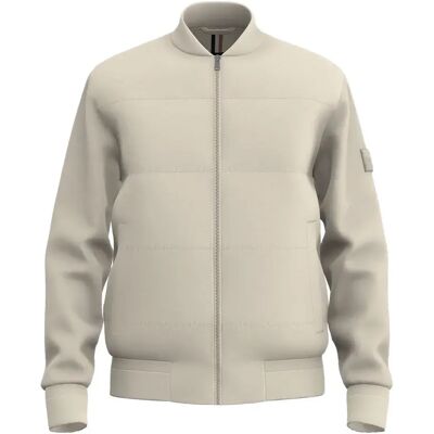 Boss Felpa Skiles 100 10269637 Open White XL Boss Felpa Skiles 100 10269637 Open White XL