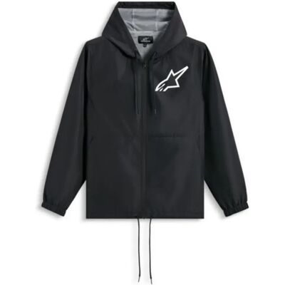 Alpinestars Giacca Speeder Chromium Windbreaker Black / White 2XL Alpinestars Giacca Speeder Chromium Windbreaker Black / White 2XL