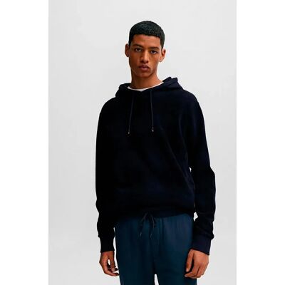 Boss Felpa Weecheck 10257335 Dark Blue XL Boss Felpa Weecheck 10257335 Dark Blue XL