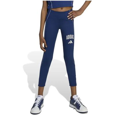 Adidas Leggings Train Essentials Collegiate Print Dark Blue / White 14-15 Anni Adidas Leggings Train Essentials Collegiate Print Dark Blue / White 14-15 Anni