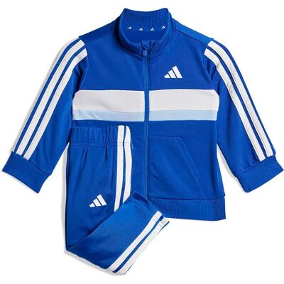 Adidas Tuta Seasonal Essentials Tiberio 3 Stripes Tricot Team Royal Blue / Glow Blue / White 3-6 Mesi Adidas Tuta Seasonal Essentials Tiberio 3 Stripes Tricot Team Royal Blue / Glow Blue / White 3-6 Mesi