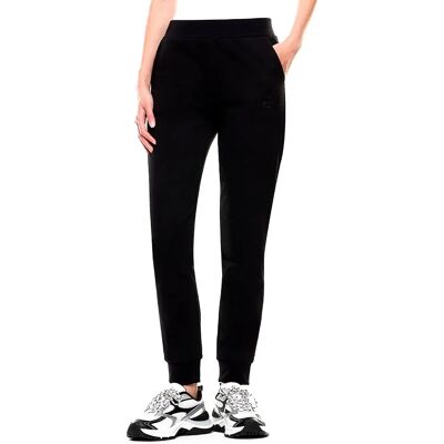 Ea7 Emporio Armani Pantaloni Sportivi Train Logo Series Ch Fancy Strass Black / Black 2XL Ea7 Emporio Armani Pantaloni Sportivi Train Logo Series Ch Fancy Strass Black / Black 2XL