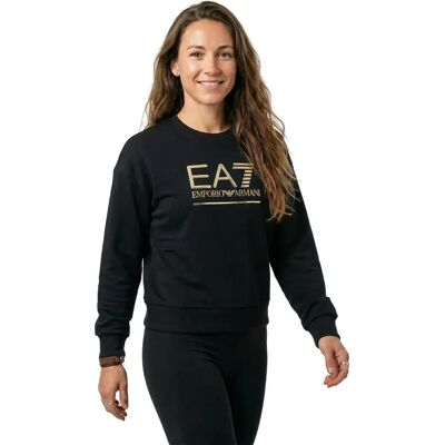 Ea7 Emporio Armani Felpa Train Visibility Br Black / Gold XS Ea7 Emporio Armani Felpa Train Visibility Br Black / Gold XS