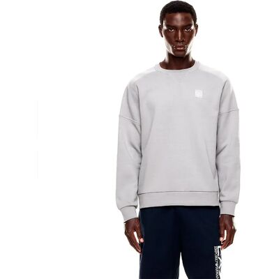 Ea7 Emporio Armani Felpa Train Visibility Br Grey / Black 3XL Ea7 Emporio Armani Felpa Train Visibility Br Grey / Black 3XL