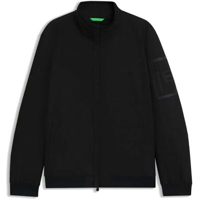 Boss Giacca Bomber Hexatech 10273737 01 Black M Boss Giacca Bomber Hexatech 10273737 01 Black M