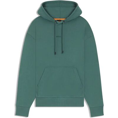 Boss Felpa Con Cappuccio Wesmall 102192 Open Green M Boss Felpa Con Cappuccio Wesmall 102192 Open Green M