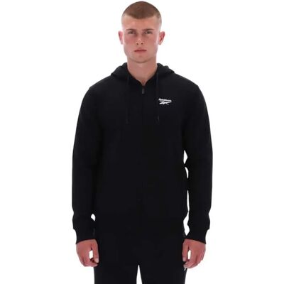 Reebok Felpa Con Zip Colton Small Logo Black 2XL Reebok Felpa Con Zip Colton Small Logo Black 2XL
