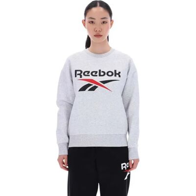 Reebok Classics Felpa Reagan Oversized Silver Marl L Reebok Classics Felpa Reagan Oversized Silver Marl L