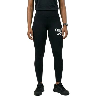 Reebok Leggings Willow Big Logo Black M Reebok Leggings Willow Big Logo Black M