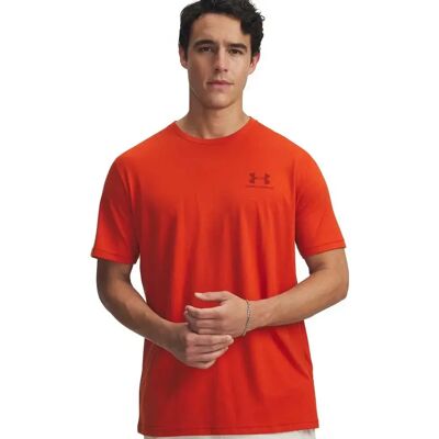 Under Armour Maglietta A Maniche Corte Sportstyle Left Chest Orange XS Under Armour Maglietta A Maniche Corte Sportstyle Left Chest Orange XS