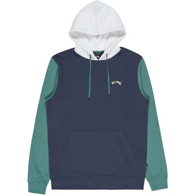 Billabong Felpa Con Cappuccio Arch Block Ombre Blue M Billabong Felpa Con Cappuccio Arch Block Ombre Blue M