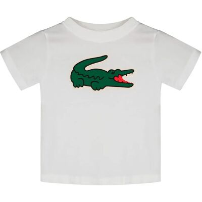 Lacoste Maglietta A Maniche Corte Sport White 3 Anni Lacoste Maglietta A Maniche Corte Sport White 3 Anni