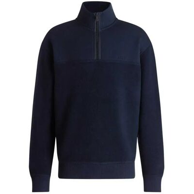 Boss Felpa Ze Winterbrush 1027550 01 Dark Blue 404 M Boss Felpa Ze Winterbrush 1027550 01 Dark Blue 404 M
