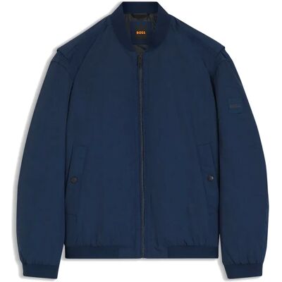 Boss Giacca Ovarsi 10277085 Open Blue 54 Boss Giacca Ovarsi 10277085 Open Blue 54