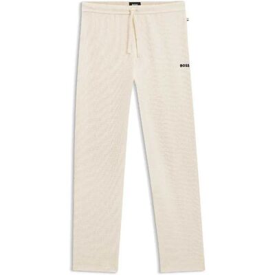Boss Pantaloni Del Pigiama Waffle 1026958 Open White L Boss Pantaloni Del Pigiama Waffle 1026958 Open White L