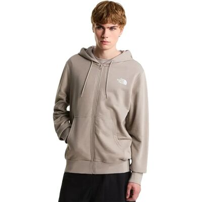 The North Face Felpa Con Zip Simple Dome Light Regular Stone Slab L The North Face Felpa Con Zip Simple Dome Light Regular Stone Slab L