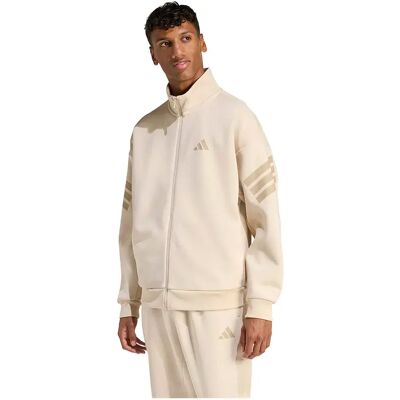Adidas Felpa Con Zip Future Icons 3 Stripes Woven Crystal Linen L Adidas Felpa Con Zip Future Icons 3 Stripes Woven Crystal Linen L