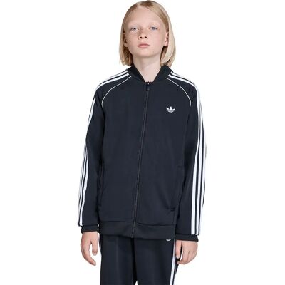 Adidas Originals Felpa Con Zip Sst Black / White 13-14 Anni Adidas Originals Felpa Con Zip Sst Black / White 13-14 Anni