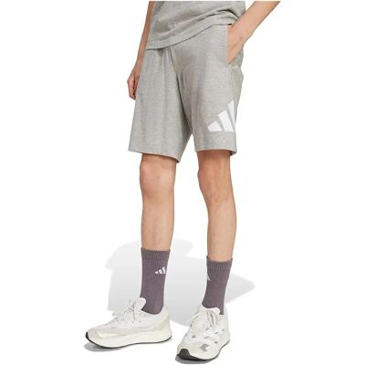 Adidas Pantaloni Corti Essentials Medium Grey Heather / White 9-10 Anni Adidas Pantaloni Corti Essentials Medium Grey Heather / White 9-10 Anni