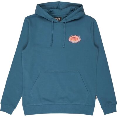 Billabong Felpa Con Cappuccio Foundation Real Teal M Billabong Felpa Con Cappuccio Foundation Real Teal M