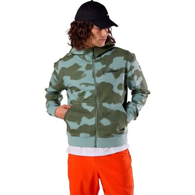 Rossignol Felpa Con Zip Logo Sage Green XS Rossignol Felpa Con Zip Logo Sage Green XS