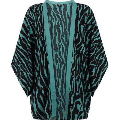 Protest Kimono A Maniche Corte Fade True Black XS-S Protest Kimono A Maniche Corte Fade True Black XS-S