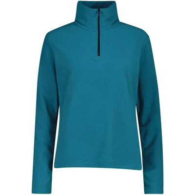 Cmp Felpa Con Mezza Zip 31g3656 Basic Turquoise XS Cmp Felpa Con Mezza Zip 31g3656 Basic Turquoise XS