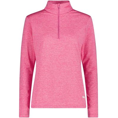 Cmp Felpa Con Mezza Zip 3l3826 Hot Pink Melange XS Cmp Felpa Con Mezza Zip 3l3826 Hot Pink Melange XS