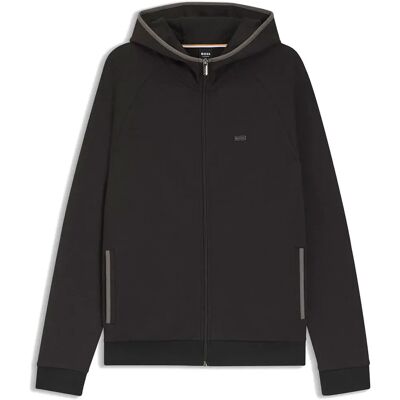 Boss Felpa Con Zip Sense 10265882 Black 2XL Boss Felpa Con Zip Sense 10265882 Black 2XL