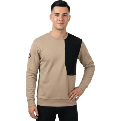 Scott Felpa Crewneck Toast Beige / Black S Scott Felpa Crewneck Toast Beige / Black S