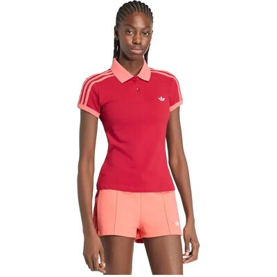 Adidas Originals Polo A Maniche Corte 3 Stripes Team Victory Red / Preloved Scarlet XS Adidas Originals Polo A Maniche Corte 3 Stripes Team Victory Red / Preloved Scarlet XS