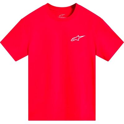 Alpinestars Maglietta A Maniche Corte Combo Back Red / White 2XL Alpinestars Maglietta A Maniche Corte Combo Back Red / White 2XL