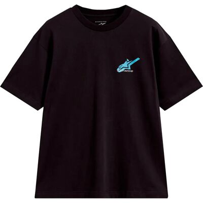 Alpinestars Maglietta A Maniche Corte Ghost Oversized Black 2XL Alpinestars Maglietta A Maniche Corte Ghost Oversized Black 2XL