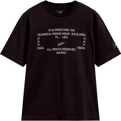 Alpinestars Maglietta A Maniche Corte Infinity Oversized Black S Alpinestars Maglietta A Maniche Corte Infinity Oversized Black S