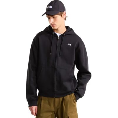 The North Face Felpa Con Zip Essential Simple Dome Relaxed TNF Black XS The North Face Felpa Con Zip Essential Simple Dome Relaxed TNF Black XS
