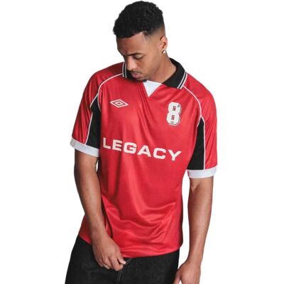 Umbro Maglietta A Maniche Corte Fv Jersey Red / Black / White 2XL Umbro Maglietta A Maniche Corte Fv Jersey Red / Black / White 2XL