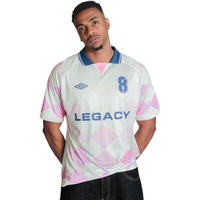 Umbro Maglietta A Maniche Corte Fv Jersey White / Pink / Blue 2XL Umbro Maglietta A Maniche Corte Fv Jersey White / Pink / Blue 2XL