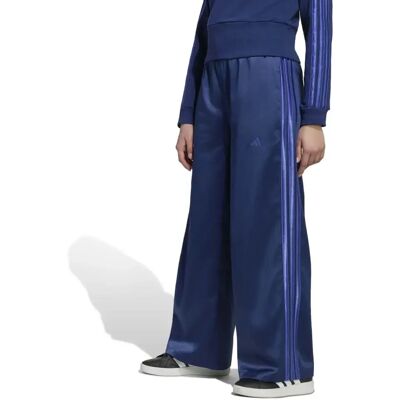 Adidas Pantaloni Satin Wide Leg Dark Blue / Dual Indigo 13-14 Anni Adidas Pantaloni Satin Wide Leg Dark Blue / Dual Indigo 13-14 Anni