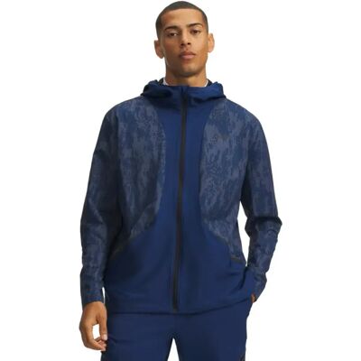 Under Armour Giacca Unstoppable Woven Black / Blue L Under Armour Giacca Unstoppable Woven Black / Blue L