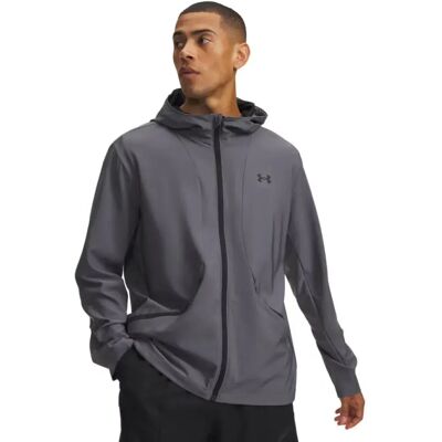 Under Armour Giacca Unstoppable Woven Gray / Black S Under Armour Giacca Unstoppable Woven Gray / Black S