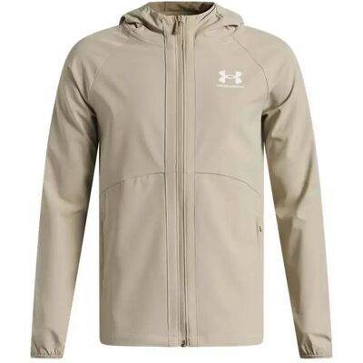 Under Armour Giacca Vibe Woven Windbreaker Brown / White 7 Anni Under Armour Giacca Vibe Woven Windbreaker Brown / White 7 Anni