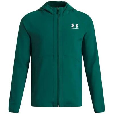 Under Armour Giacca Vibe Woven Windbreaker Green / White 10-12 Anni Under Armour Giacca Vibe Woven Windbreaker Green / White 10-12 Anni