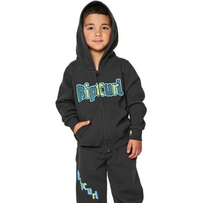 Rip Curl Felpa Con Zip Paddle Out Washed Black 5-6 Anni Rip Curl Felpa Con Zip Paddle Out Washed Black 5-6 Anni