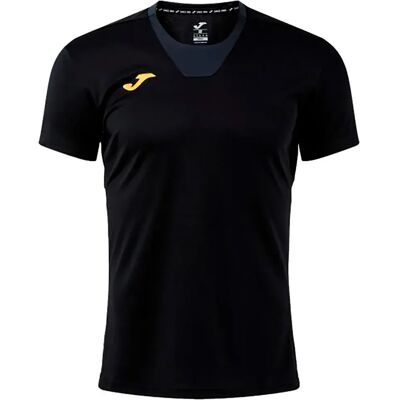 Joma Maglietta A Maniche Corte Confort V Black 3XL Joma Maglietta A Maniche Corte Confort V Black 3XL
