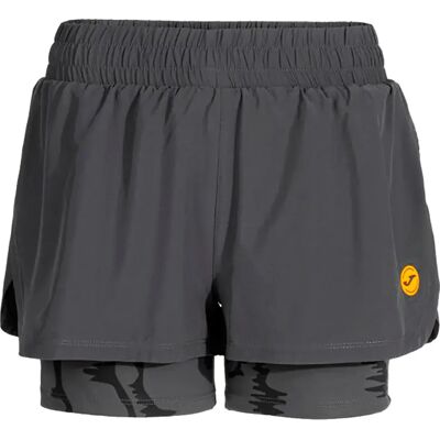 Joma Pantaloni Corti Indoor Gym Black / Orange L Joma Pantaloni Corti Indoor Gym Black / Orange L