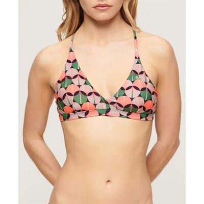 Superdry Top Bikini Cross Backtriangle Orange Geo L Superdry Top Bikini Cross Backtriangle Orange Geo L