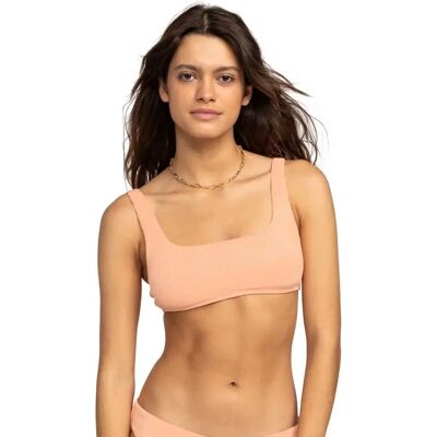 Roxy Top Bikini Love The Glassy Salmon L Roxy Top Bikini Love The Glassy Salmon L